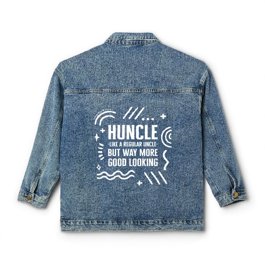 Uncle Classic Women's Denim Jackets Classic Women's Denim Jackets, Huncle Definition Funny Classic Women's Denim Jackets,