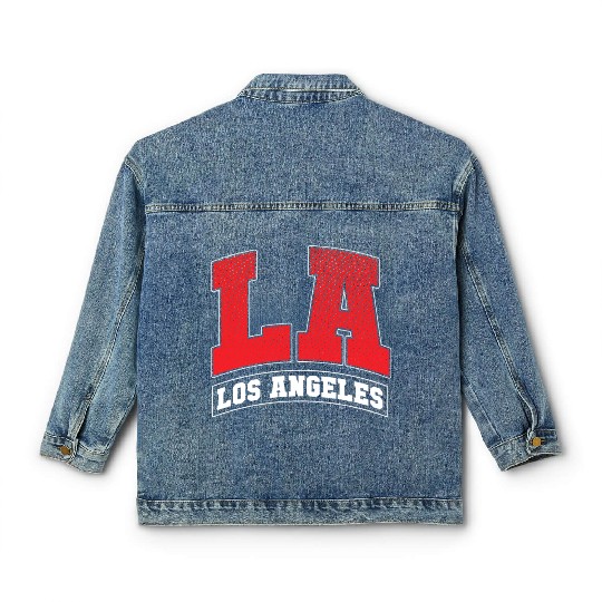 Los Angeles LA California Gift Classic Women's Denim Jackets