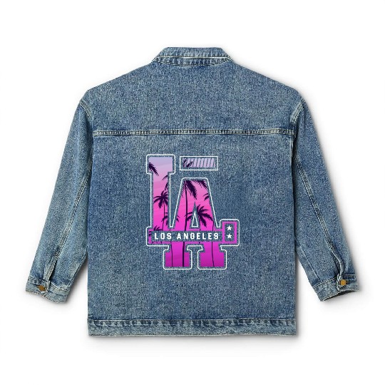 Los Angeles LA California Gift Classic Women's Denim Jackets