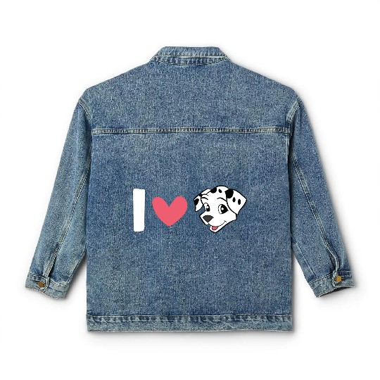 Dalmatians - I Love Dalmatians Classic Women's Denim Jackets