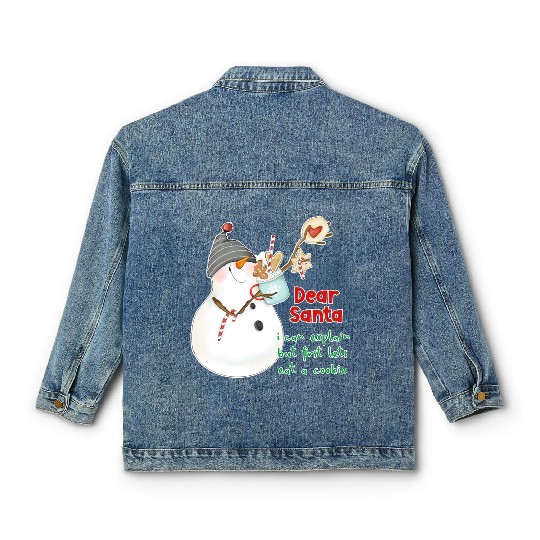 Dear Santa I can explain Classic Women's Denim Jackets