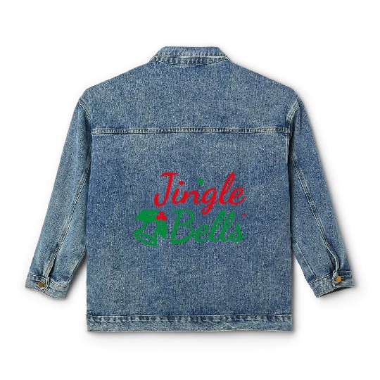 Jingle Bells - Marry Christmas Classic Women's Denim Jackets