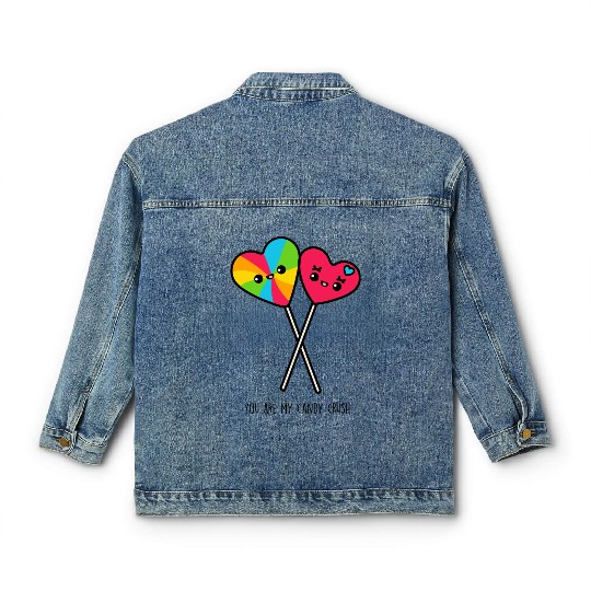 You Are My Candy Crush Classic Women's Denim Jackets