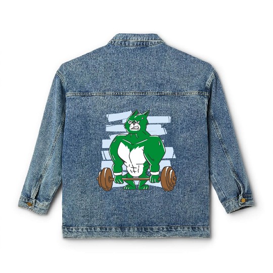 Pumping hulk. Gym Classic Women's Denim Jackets