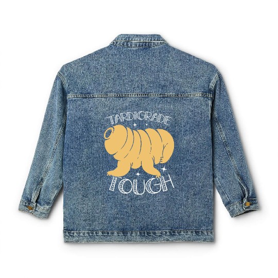 Tardigrade Tough Moss Piglet Science Tardigrade Classic Women's Denim Jackets