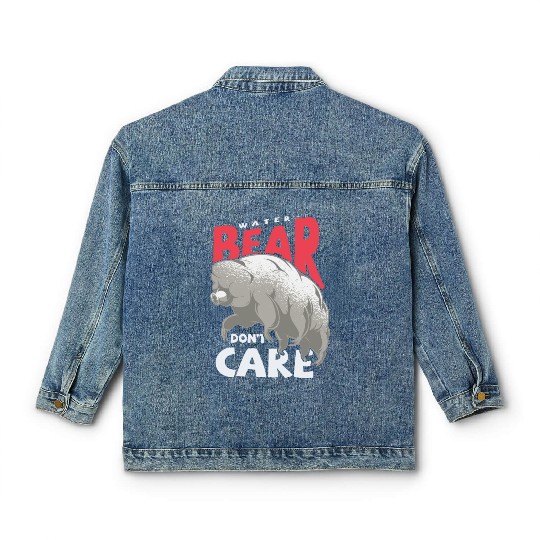 Moss Piglet Science Biology Tardigrade Lover Classic Women's Denim Jackets