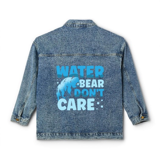 Moss Piglet Science Biology Tardigrade Lover Classic Women's Denim Jackets