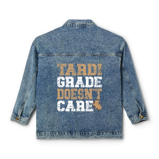 Tardigrade Doesn't Care Science Lover Tardigrade Classic Women's Denim Jackets