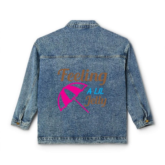 Feeling A LiL Salty with Summer Clothes Classic Women's Denim Jackets