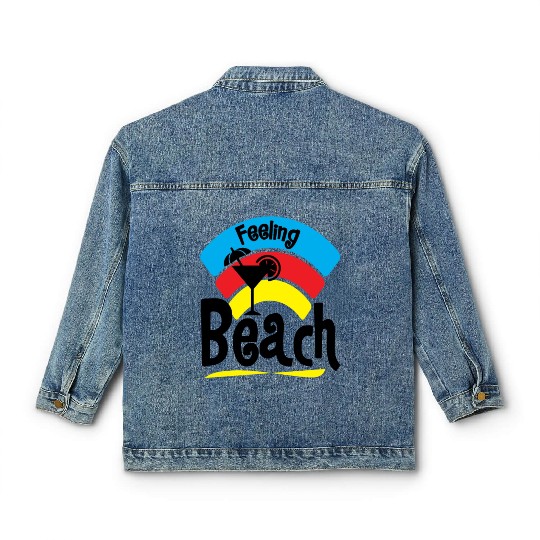 Feeling A LiL Salty with Summer Clothes Classic Women's Denim Jackets