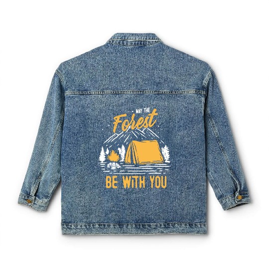 May The Forest Be With You Classic Women's Denim Jackets