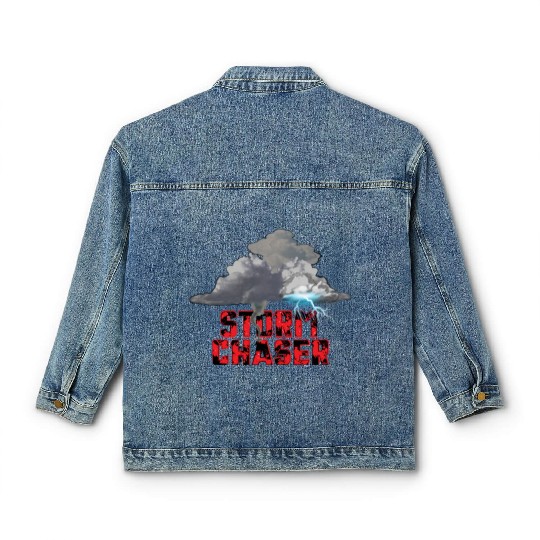 Storm Chaser Tornado Classic Women's Denim Jackets