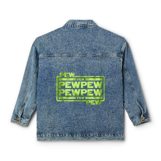 Pew Pew Pew Classic Women's Denim Jackets