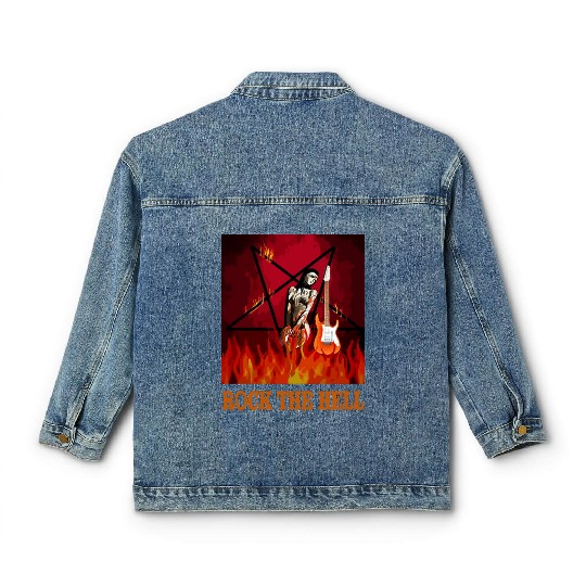 ROCK THE HELL Classic Women's Denim Jackets