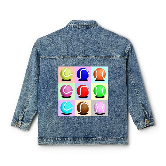 Cadeau pour joueurs et joueuses de padel Classic Women's Denim Jackets