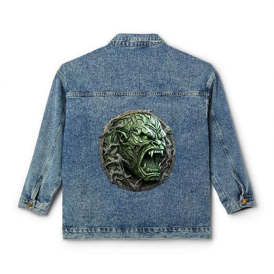 Angry Hulk Classic Women's Denim Jackets