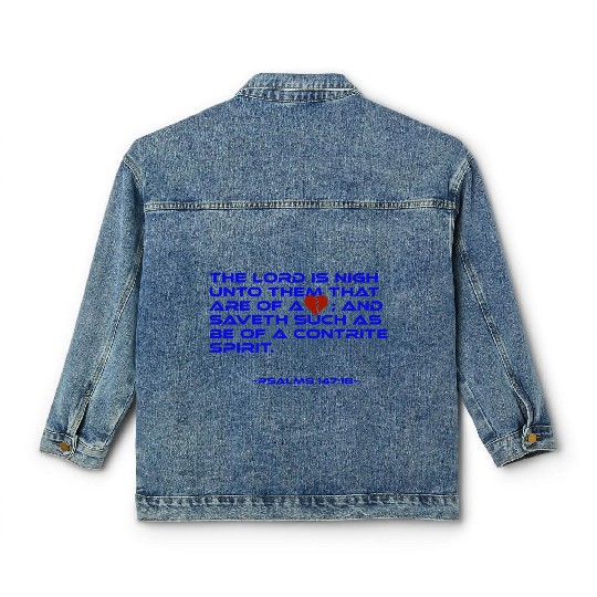 Psalms 147:18 Classic Women's Denim Jackets