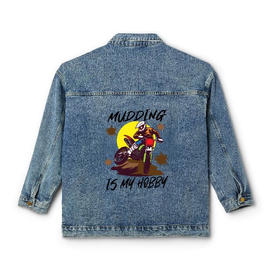 Dirt Bike Dirt Bike Riding Motocross Dirt Biking Classic Women's Denim Jackets