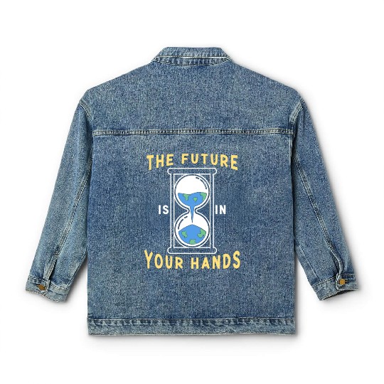 Earth Hour Time Environmentalist Save The Planet Classic Women's Denim Jackets