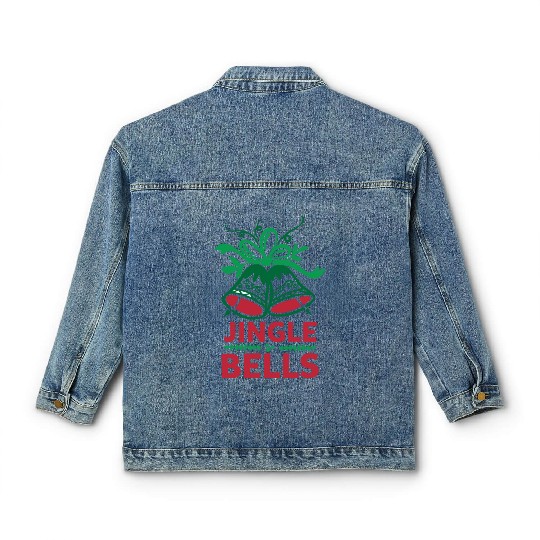 Jingle Bells Classic Women's Denim Jackets