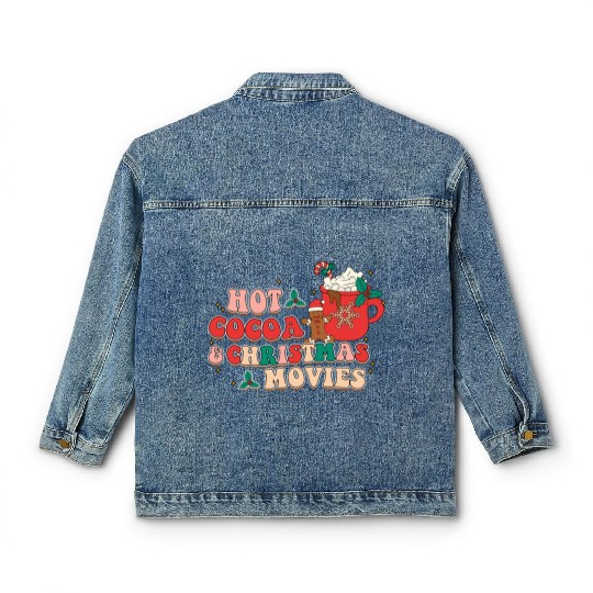 hot cocoa christmas movies Classic Women's Denim Jackets