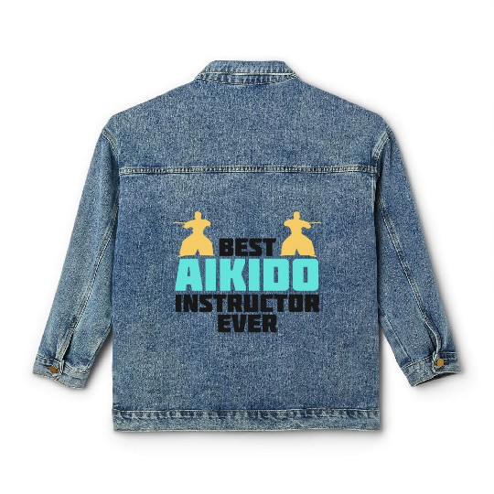 Aikido Instructor Japan Taekwondo Karate Martial Classic Women's Denim Jackets
