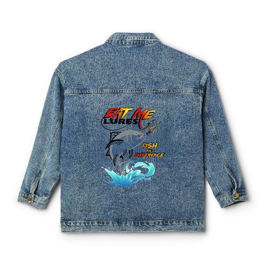 tuna fish Classic Women's Denim Jackets design