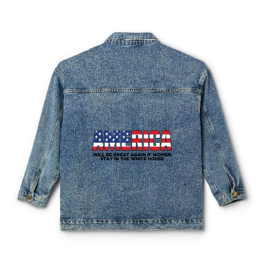 America Will Be Great Again Classic Women's Denim Jackets