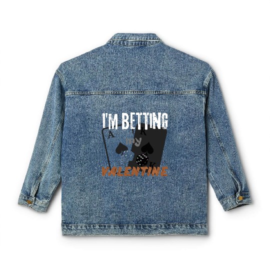 betting valentines Cool casino winner number Classic Women's Denim Jackets