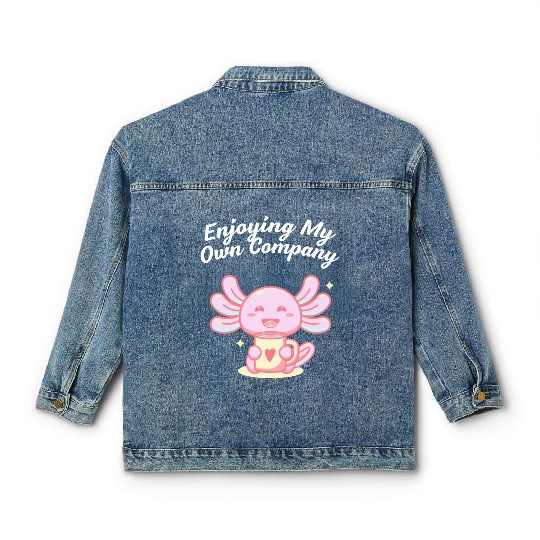 Enjoying My Own Company Sarcastic Introvert Sarcas Classic Women's Denim Jackets