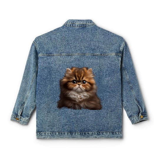 Persian Cat - A Sweet Gift Idea For All Cat Classic Women's Denim Jackets