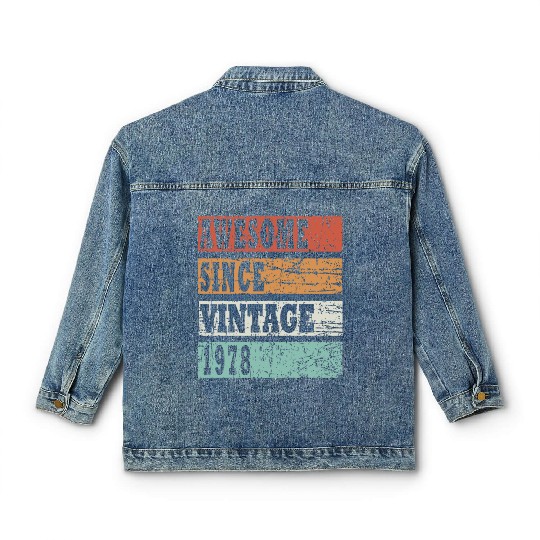 1978 bday gift idea Classic Women's Denim Jackets