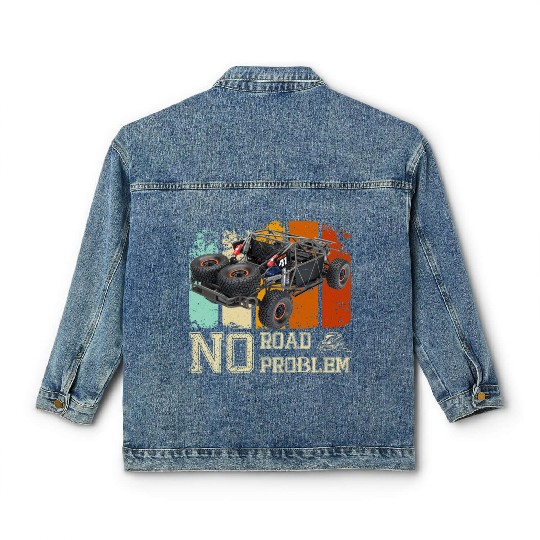 No Road No Problem Traxxas X-MAXX For Driver Gift Classic Women's Denim Jackets