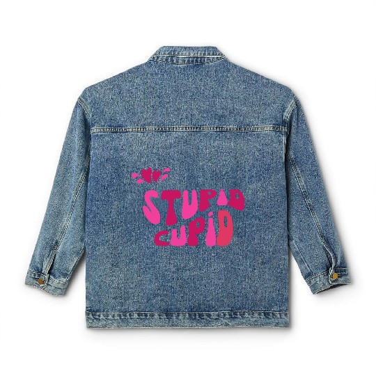 stupid cupid Classic Women's Denim Jackets