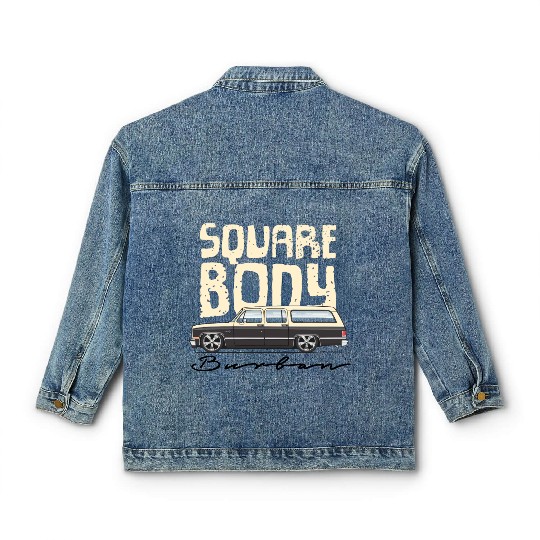 square body Santa Fe Tan Classic Women's Denim Jackets