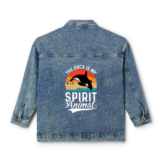 The Orca My Spirit Animal Classic Women's Denim Jackets