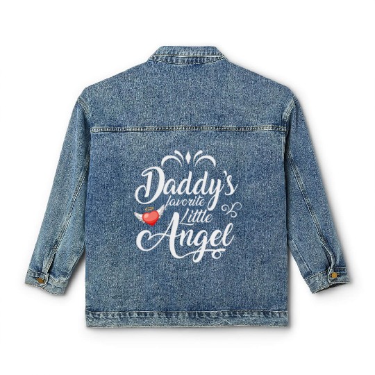 Daddys Favorite Little Angel Classic Women's Denim Jackets