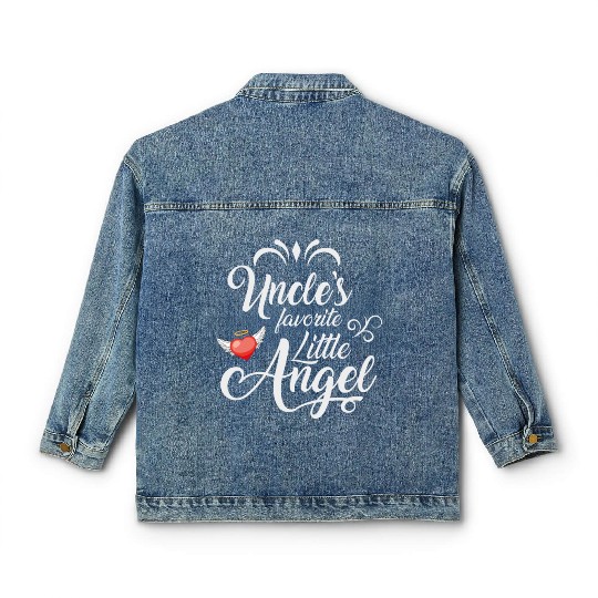 Uncle s Favorite Little Angel Classic Women's Denim Jackets
