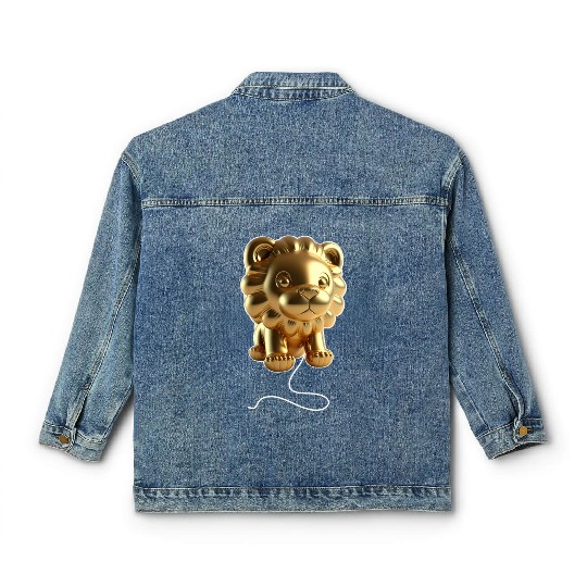Lion Gold Balloon Classic Women's Denim Jackets