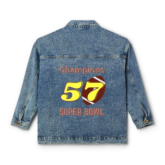 Super Bowl 57 champions Classic Classic Women's Denim Jackets