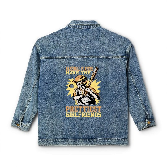 Baseball Players Have The Prettiest Girlfriends 5 Classic Women's Denim Jackets