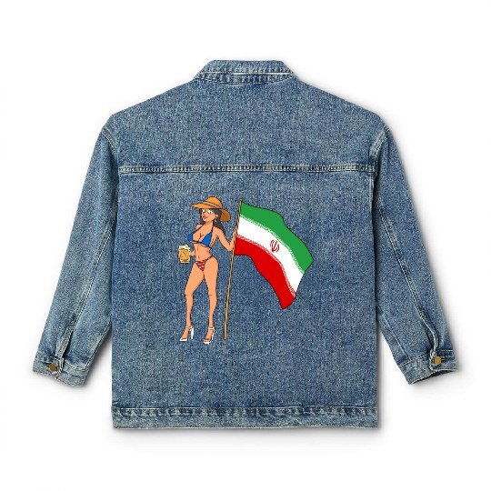 Hot Fan Girl Iran Classic Women's Denim Jackets