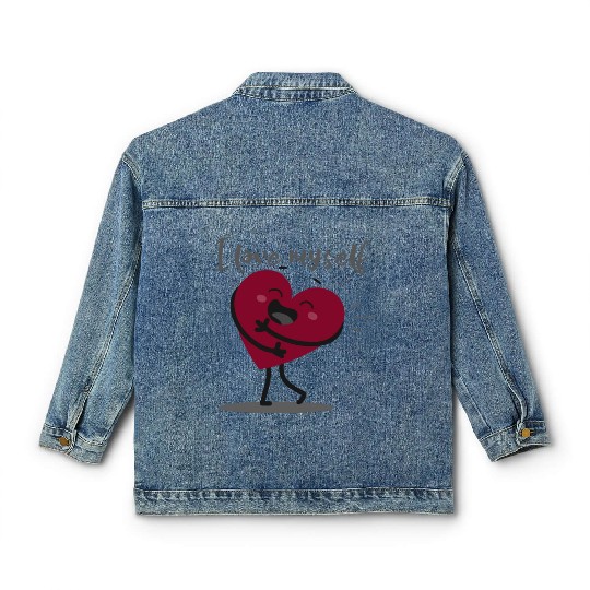 I love myself Classic Women's Denim Jackets