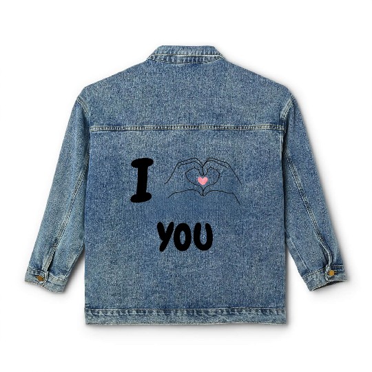 I love you Classic Women's Denim Jackets