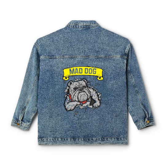 Mad Dog - Pitpull Lover Classic Women's Denim Jackets
