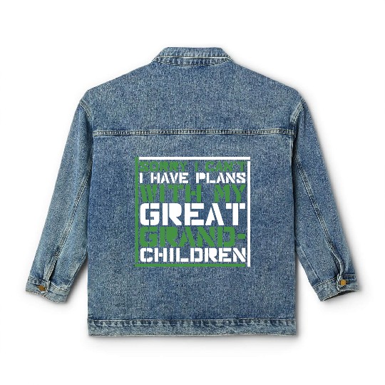 Great Grandparents Grandpa Grandma Classic Women's Denim Jackets
