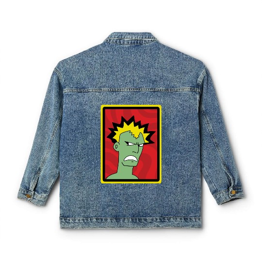 Punk guy - I'm Not Angry, This Is Just My Face Classic Women's Denim Jackets