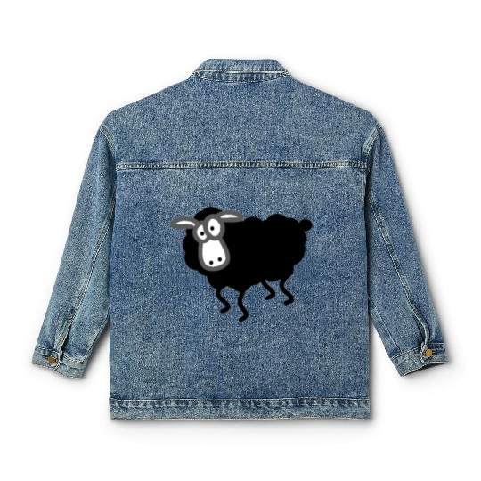 black sheep looking Classic Women's Denim Jackets