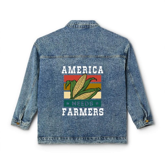 America Needs Farmers Classic Women's Denim Jackets