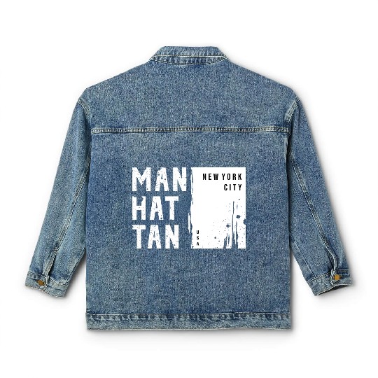 MANHATTAN NYC USA Urban Street Classic Women's Denim Jackets Design 2023